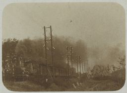 Železnice vlak neidentifikováno razítko Budapest 1921
