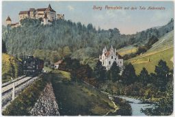 Železnice parní loko Pernštejn Nedvědice Brno-venkov 1911