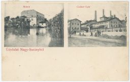 Železnice cukrovary Šurany Nové Zámky vícezáběr 1916