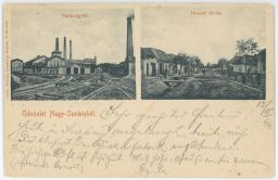 Železnice cukrovary Šurany Nové Zámky vícezáběr 1913