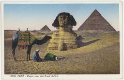 Modlitba u Sfingy Egypt