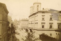 Státní Severní nádraží, Hybernská ulice v Praze, vizitka