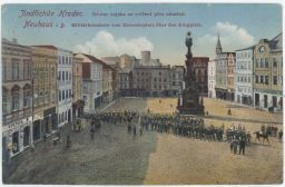 Jindřichův Hradec návrat vojska ze cvičení