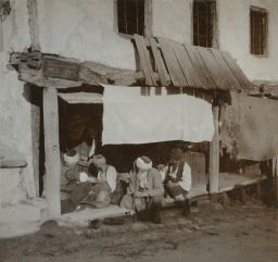 Bosna, Blagaj, bazar, polovina stereofotografie