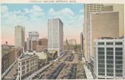 Cadillac Square Detroit Michigan USA 1929