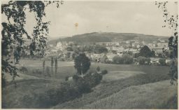 Mnichovice Praha-východ celkový pohled 40. léta