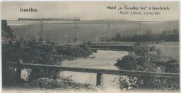 Ivančice Brno-venkov most železnice Hortel U černého lva Adolf Sehnal