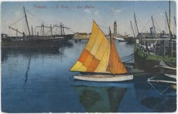 Terst Trieste přístav plachetnice