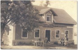 Ploskovice, Nádrážní hostinec 1927