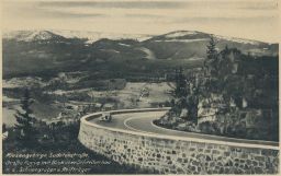 Krkonoše, Sudetská cesta , Velká zatáčka