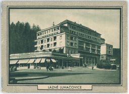 Není pohlednice reklama Lázně Luhačovice Zlín
