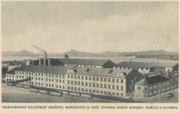 Velkonákupní společnosti družstev, Bohušovice n.Ohří, továrna rybích konserv, hořčice a octárna