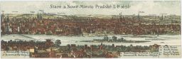 Praha Staré a Nové město Pražské 1636 panorama