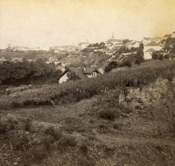 Tábor, celkový pohled, polovina stereofotografie