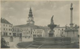 Kroměříž Kašna Masarykovo náměstí