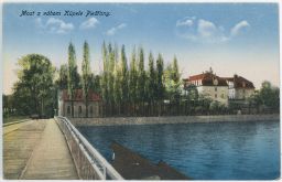 Slovensko - kúpele Piešťany - most z Váhom (