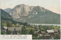 Rakousko - Altaussee - Steiermark - dlouhá adresa - 1905