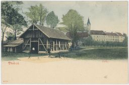 Třeboň - Jatky - dlouhá adresa - cca 1905