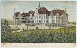 Mariánské Lázně - Marienbad - Café Rüberzahl - 1906