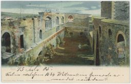 Cheb - Eger - hrad - banketní sál - dlouhá adresa - 1905