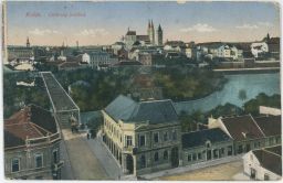 Kolín - pohled na město - 1916