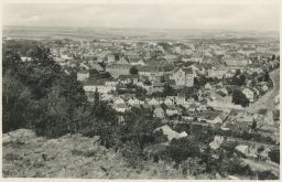 Slaný - real photo - celkový záběr - 50. léta