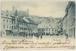 Bratislava Poszony Pressburg Fishplatz Haltér 1899