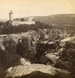 Hrad Kokořín, polovina stereofotografie