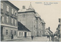 Bratislava Poszony Pressburg škola 1911