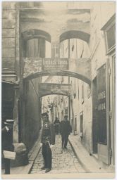 Bratislava Poszony Pressburg Bástya útca Baštova ulice? reklama Limbeck János