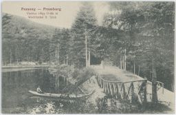 Bratislava Poszony Pressburg Vödricz völgy II-dik tó, kenu / Wödritzthal II Teich
