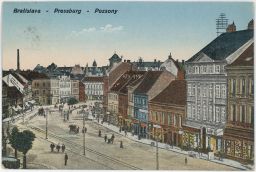 Bratislava Poszony Pressburg Vásár tér Marktplattz