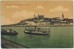Bratislava Poszony Pressburg Dunaj loď