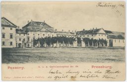 Bratislava Poszony Pressburg K.u.k. Garnisol spital Nr. 19