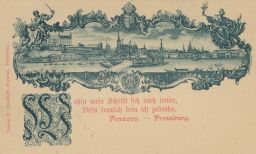 Bratislava Poszony Pressburg Cechový list ihlárov Sebastian Zeller, Samuel Mikovíny