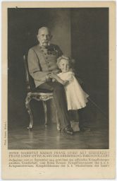 Císař Franz Josef I. a korunní princ Otto Franz Josef