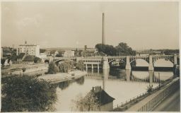 Kolín most řeka komín