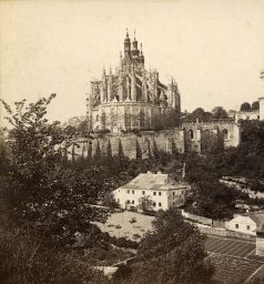 Kutná Hora, Chrám sv. Barbory, polovina stereofotografie