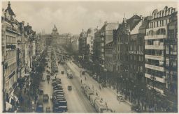 Praha obří Baťa Václavské náměstí
