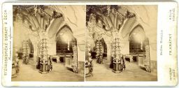 Kutná Hora, Sedlec, kostnice celá stereofotografie