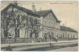 Galanta nádraží lidé výhybky
