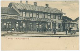 Velká Poprad Poprád-Felka nádraží lidé