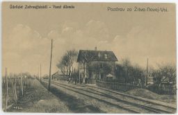 Nová Ves nad Žitavou Pozdrav zo Žitva_Novej-Vsi nádraží Zsitvaujfaluöl