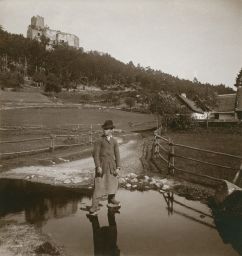 Landštejn, polovina stereofotografie