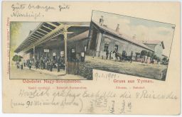 Trnava Tyrnau nádraží 1900
