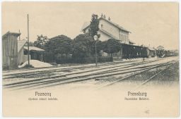 Bratislava Pozsony nádraží vlak Neustädter Bahnhof