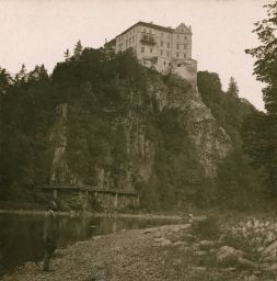 Zámek Orlík, polovina stereofotografie