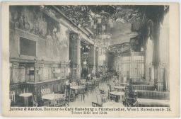 Wien Vídeň Café Habsburg Jahnke & Kardos