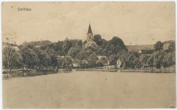 Okříšky Třebíč Okřiško pohled přes rybník