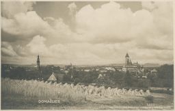 Domažlice fotopanorama snopy obilí
